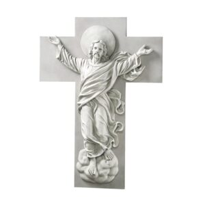 Design Toscano KY1104 10 1/2 Inch He is Risen Christ Ascension Plaque