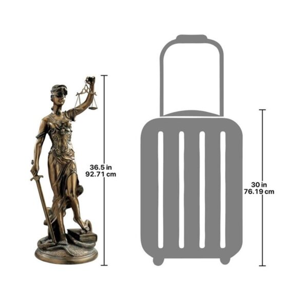 Design Toscano KY1107 12 1/2 Inch Large Themis Goddess of Justice