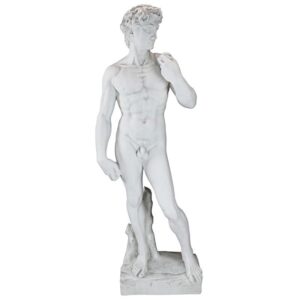 Design Toscano KY1303 21 Inch Large Resin Michaelangelos David