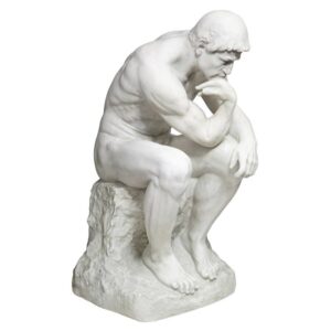 Design Toscano KY1335 13 Inch Estate Thinker by Rodin Statue