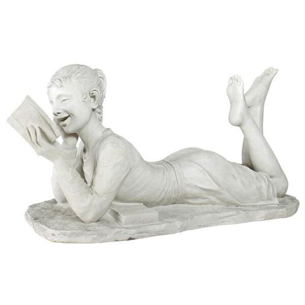 Design Toscano KY1367 33 Inch Glenda the Girl Reading Statue