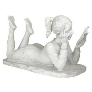 Design Toscano KY1367 33 Inch Glenda the Girl Reading Statue