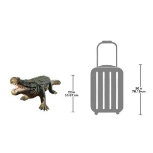 Design Toscano KY169 26 Inch Gargantuan Garden Gator