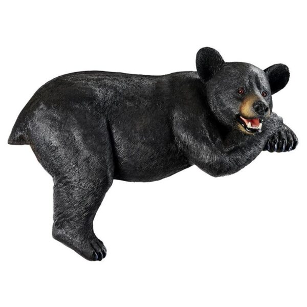 Design Toscano KY1884 34 Inch Lemont the Lovable Lounger Bear - Black