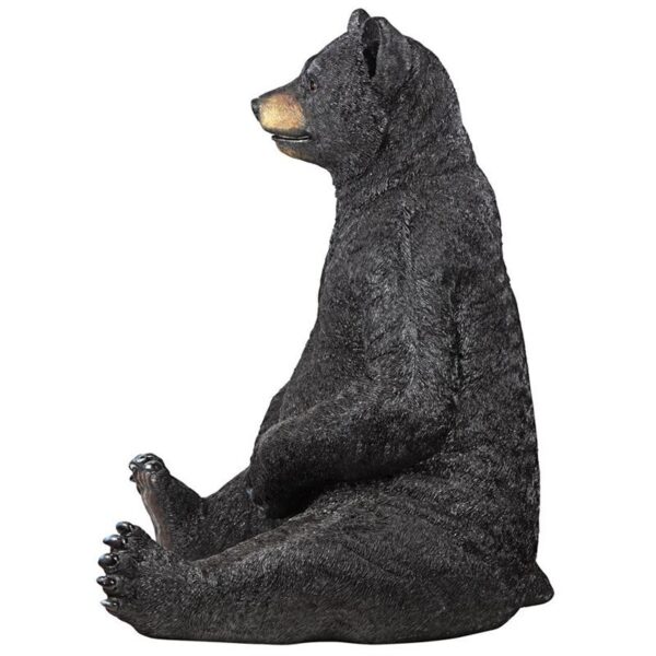 Design Toscano KY18867 32 Inch Zerk Giant Sitting Bear - Black