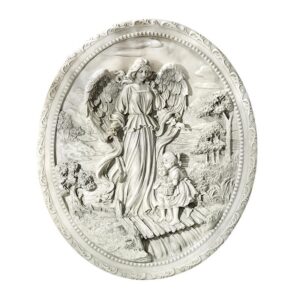 Design Toscano KY240032 21 1/2 Inch Childrens Guardian Angel Plaque