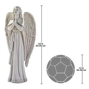 Design Toscano KY30578 15 Inch Divine Guidance Angel Statue, Large