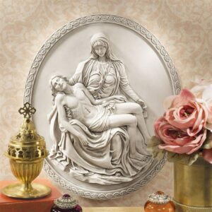 Design Toscano KY40292 12 1/2 Inch Pieta Plaque