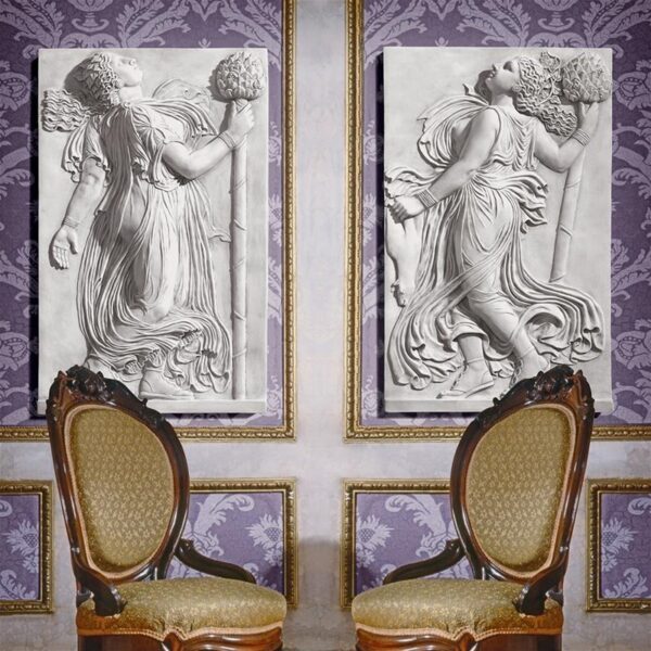 Design Toscano KY4055 21 Inch Right Dancing Greek Maenad Frieze