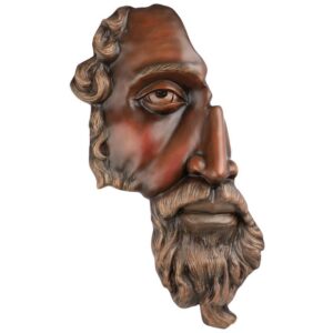 Design Toscano KY4092 16 Inch Mans Face Wall Sculpture