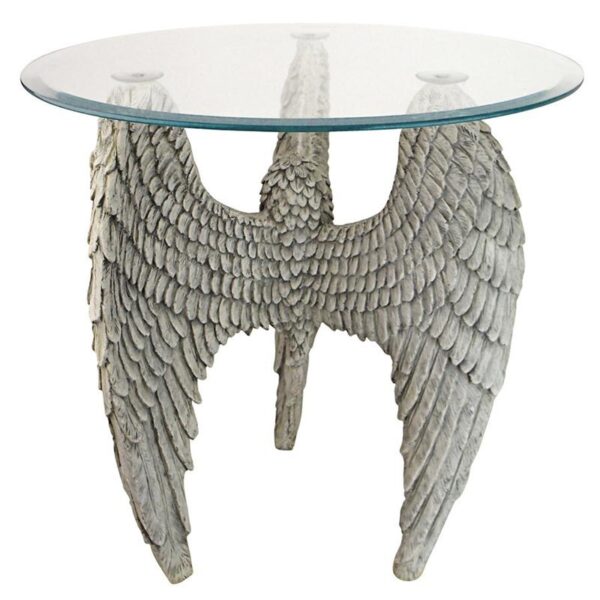 Design Toscano KY4132 18 1/2 Inch Angel Wings at Our Feet Table