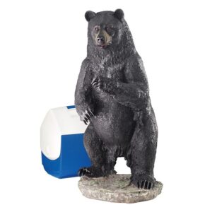 Design Toscano KY5157 15 Inch Large Fishing for Trouble Bear Statue