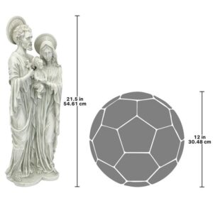 Design Toscano KY53041 8 Inch Holy Family Statue, Large