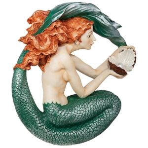 Design Toscano KY54132 16 1/2 Inch Misty Mae Mermaid Wall Sculpture