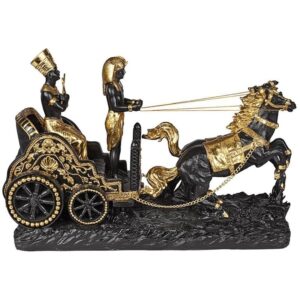 Design Toscano KY546531 15 1/2 Inch the Royal Egyptian Chariot Procession of Pharaoh