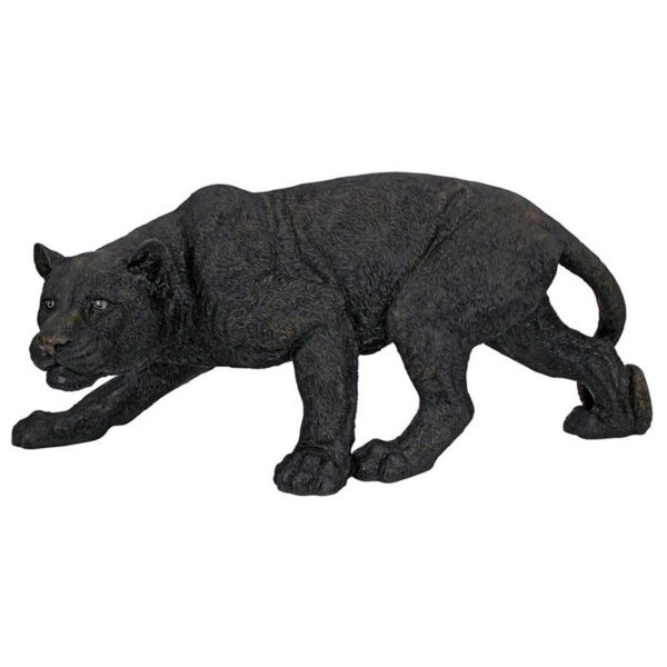 Design Toscano KY71174 26 Inch Medium Shadowed Predator Panther - Black