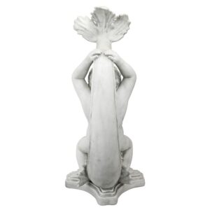 Design Toscano KY71209 14 1/2 Inch Boy on Dolphin Classical Garden Statue