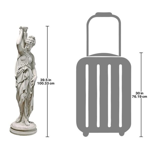 Design Toscano KY799519 10 Inch Grande Dione Water Goddess Statue