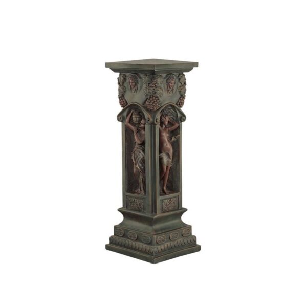 Design Toscano KY91521 12 1/2 Inch Green Fontaine Des Innocent Pedestal