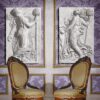 Design Toscano KY94055 21 Inch Set of Right and Left Greek Maenad Freizes