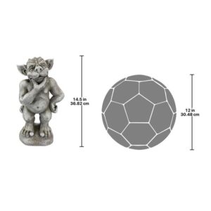 Design Toscano LY312106 7 Inch Plato the Ponderer Gargoyle Imp Statue