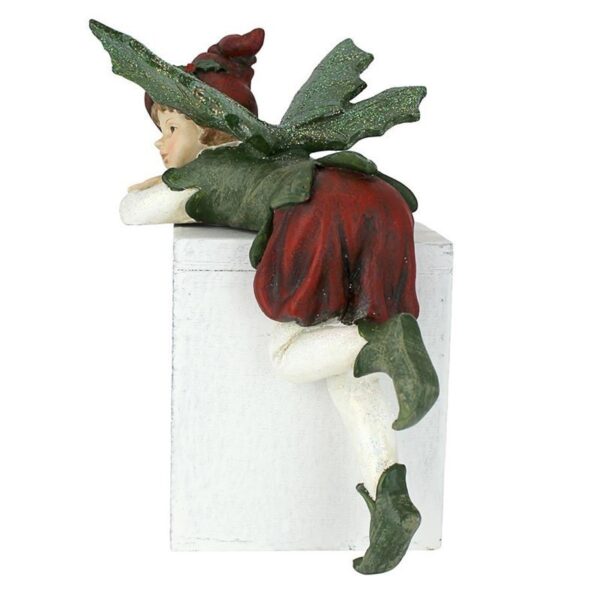 Design Toscano LY7102142 5 Inch Elijah Christmas Elf Sitter