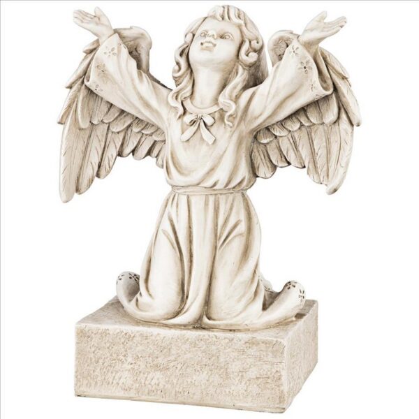 Design Toscano LY713002 11 1/2 Inch Look To Heavens Memorial Angel Statue