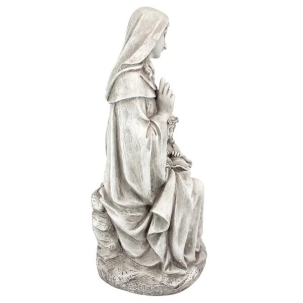 Design Toscano LY714059 12 1/2 Inch St Anne with Young Mary Mother of Jesus