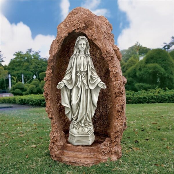 Design Toscano LY714287 10 Inch Madonna of Notre Dame Statue, Large