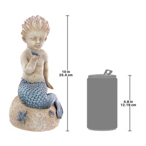 Design Toscano LY7210511 5 Inch Little Boy Merman Holding a Starfish