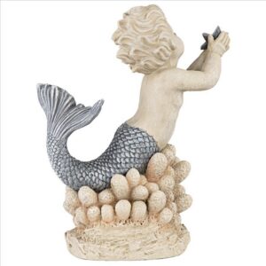 Design Toscano LY7210862 10 Inch Gifts From Sea Merboy Starfish Statue