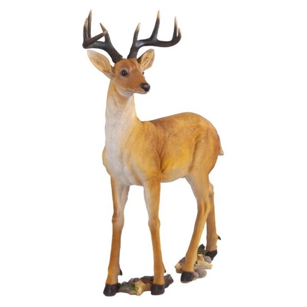 Design Toscano LY88195 23 1/2 Inch Woodland Buck Deer Statue