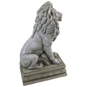 Design Toscano LY88278 11 1/2 Inch Fouquet Royal Palace Sentinel Lion