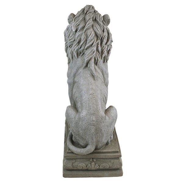 Design Toscano LY88278 11 1/2 Inch Fouquet Royal Palace Sentinel Lion