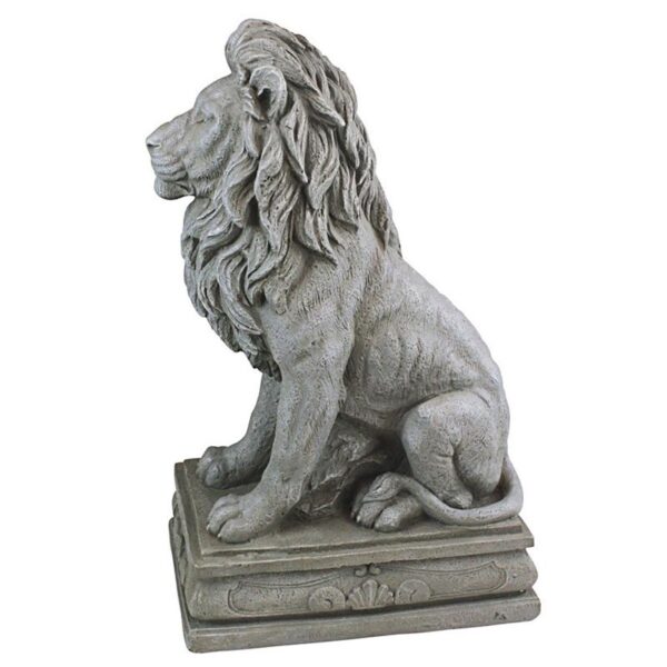 Design Toscano LY88278 11 1/2 Inch Fouquet Royal Palace Sentinel Lion