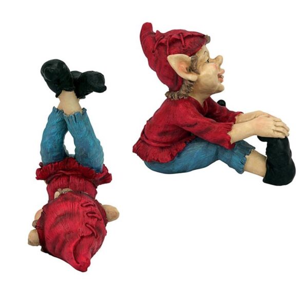 Design Toscano LY959066 9 1/2 Inch Elves, Set of 2