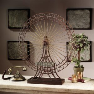 Design Toscano MH03563 23 1/2 Inch Grande Exposition Ferris Wheel Statue