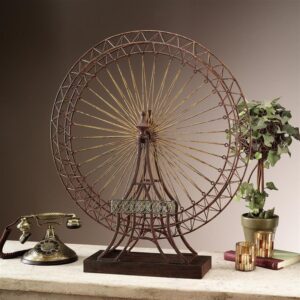 Design Toscano MH03563 23 1/2 Inch Grande Exposition Ferris Wheel Statue