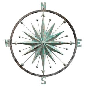 Design Toscano MH145372 37 Inch Rose of the Winds Compass Rose Frieze