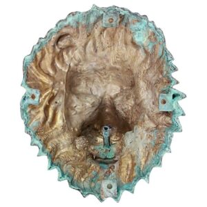 Design Toscano MP61038 11 Inch Florentine Lion Head Plaque - Bronze