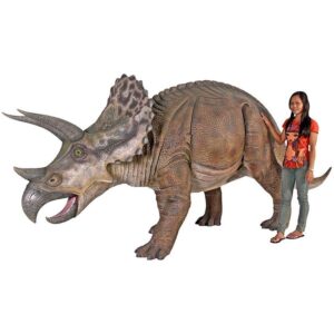 Design Toscano NE100048 171 Inch Triceratops Dinosaur Statue Frt-Quote