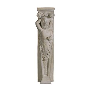 Design Toscano NE107015 11 1/2 Inch Left Fontainebleau Cherub Pilaster