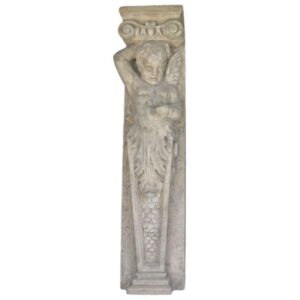 Design Toscano NE107015 11 1/2 Inch Left Fontainebleau Cherub Pilaster