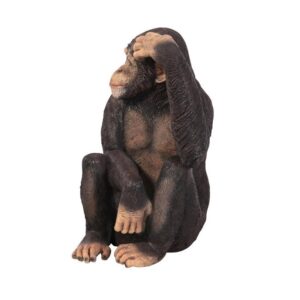 Design Toscano NE110026 18 1/2 Inch Chauncey the Confused Chimp Statue