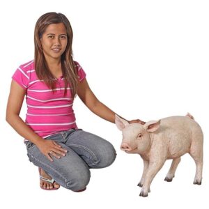 Design Toscano NE110084 10 Inch Piglet Porker Baby Hog Statue