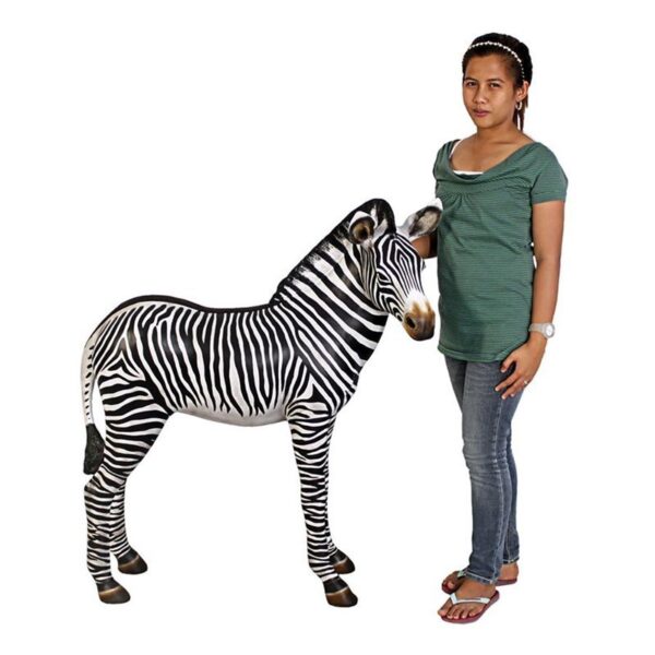 Design Toscano NE110099 38 Inch Grand Scale Zebra Foal Statue