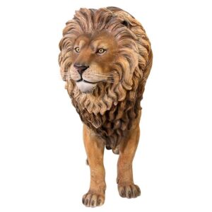 Design Toscano NE110101 74 1/2 Inch Life Size King of The Lions Statue