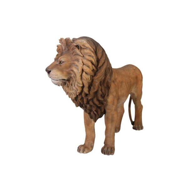 Design Toscano NE110101 74 1/2 Inch Life Size King of The Lions Statue