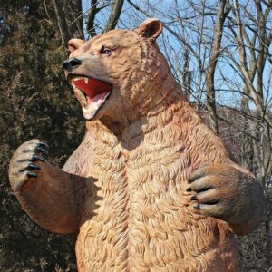 Design Toscano NE120049 43 Inch Growling Grizzly Bear Statue