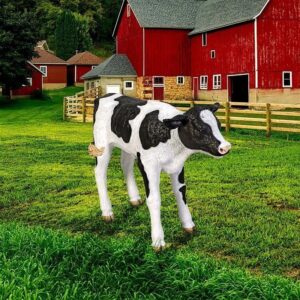 Design Toscano NE120076 35 Inch Buttercup Holstein Calf Statue